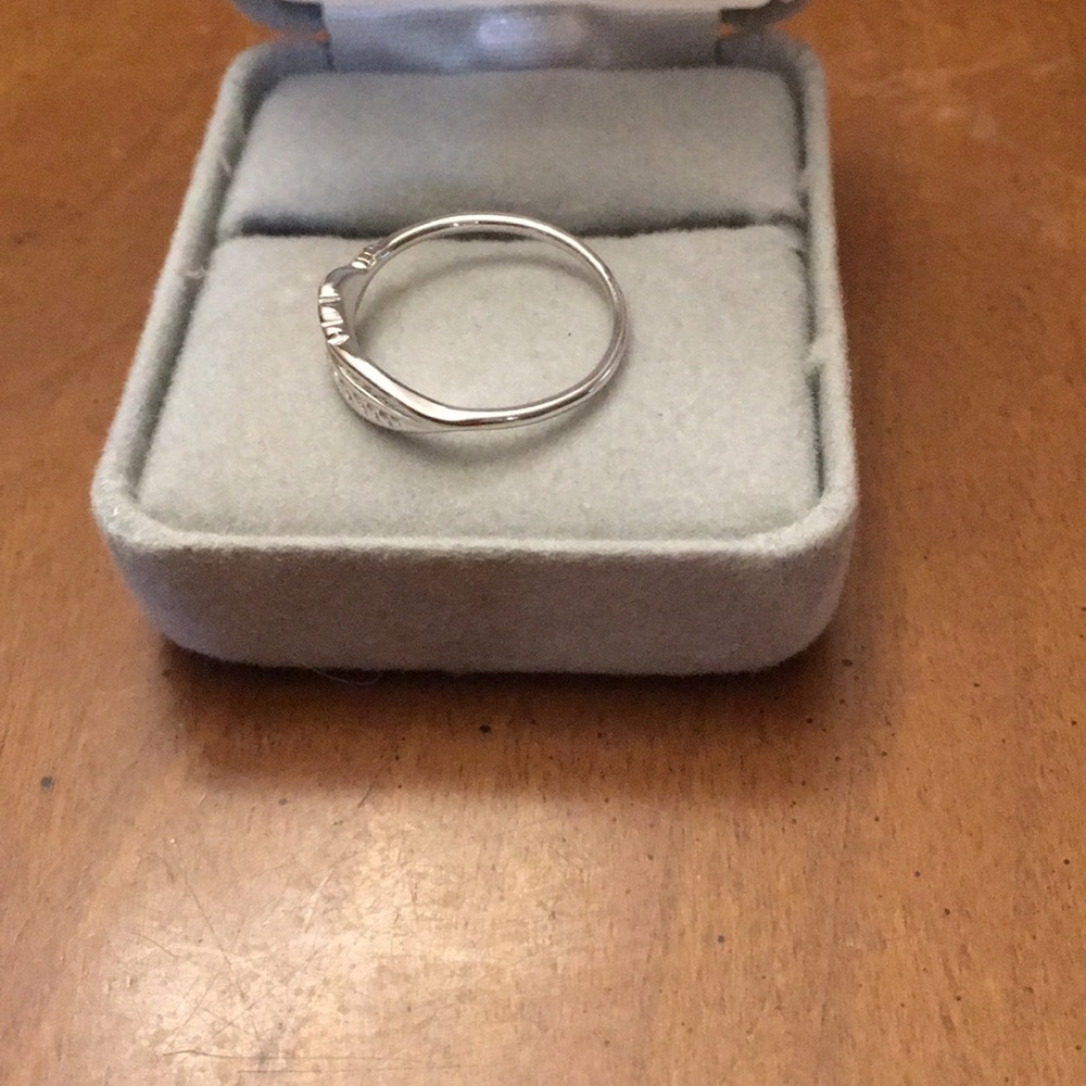 STERLING SILVER FEATHER RING - Picture 5 of 7
